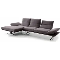 KOINOR Ecksofa Francis Stoff Grau 314 cm