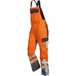 Kübler, Arbeitshose, unisex Warnschutz-Latzhose PSA SAFETY X7 warnorange, anthrazit Grösse 24 (24)