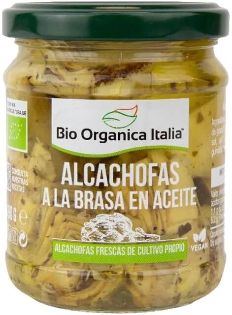 Bio Orgánica Italia Alcachofras Grelhadas Em Azeite Bio Orgânico 190g