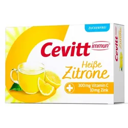 Cevitt immun Heiße Zitrone zuckerfrei 14 St Granulat