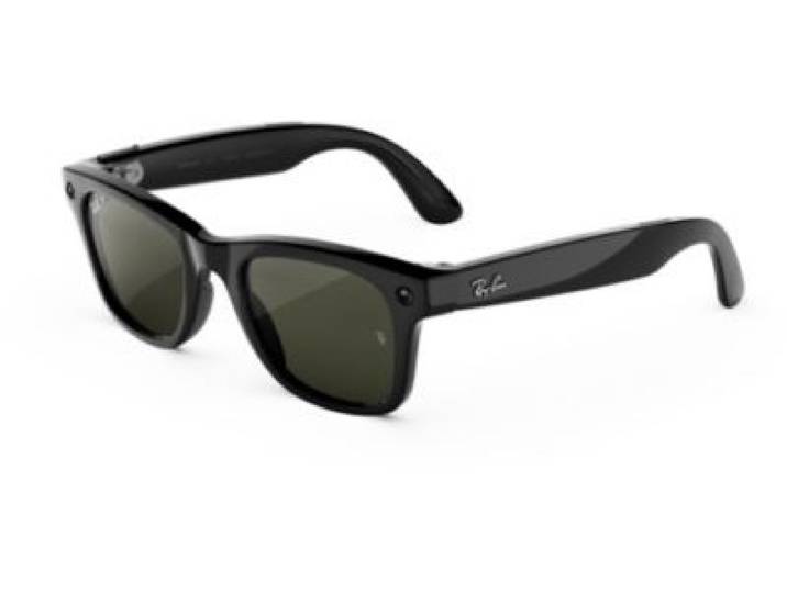 Meta - Lunettes Connectées Ray-Ban Wayfarer Gen3 Noir Polarisé Vert