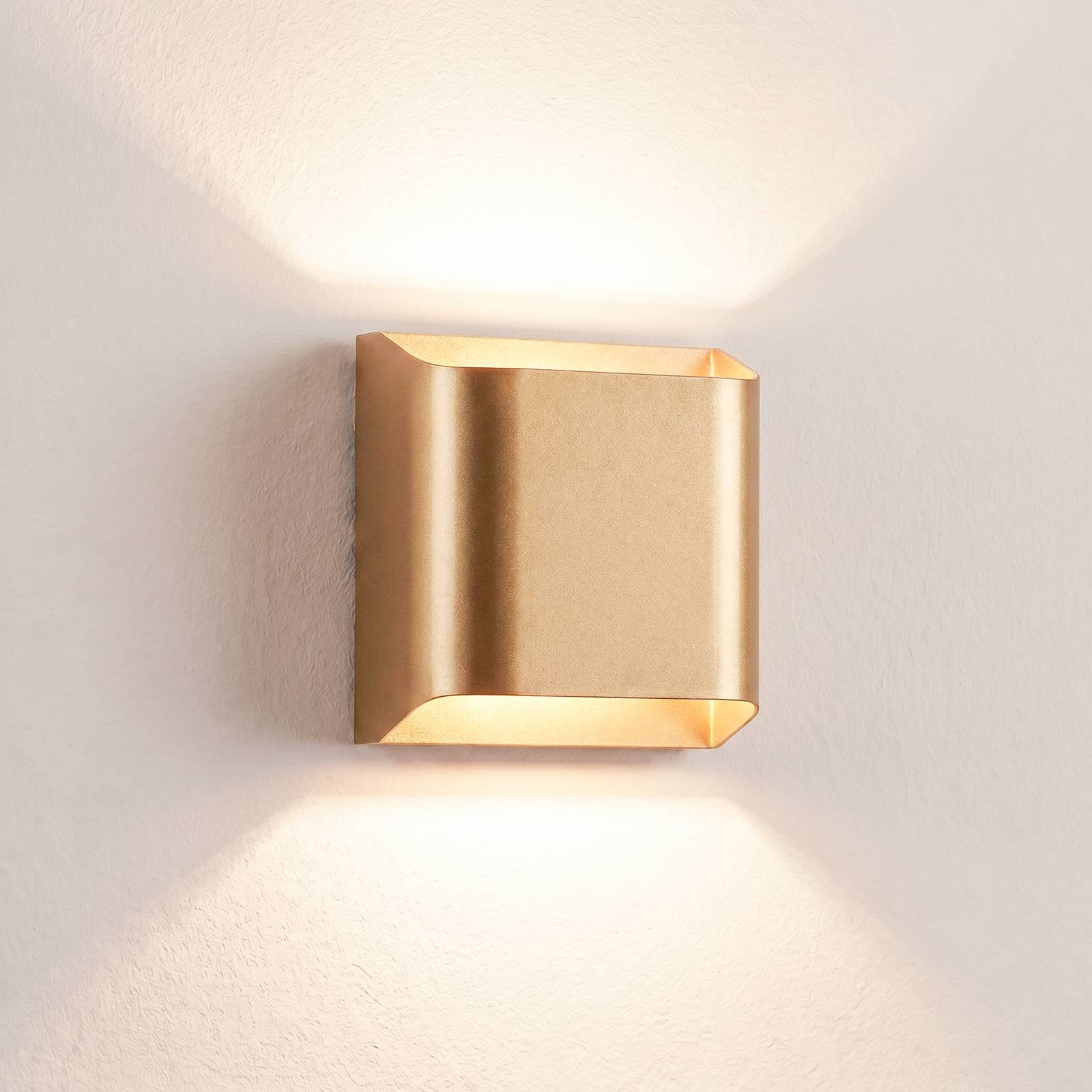 Opviq Wandlamp Bera Modern Goud/Messing Dimbaar