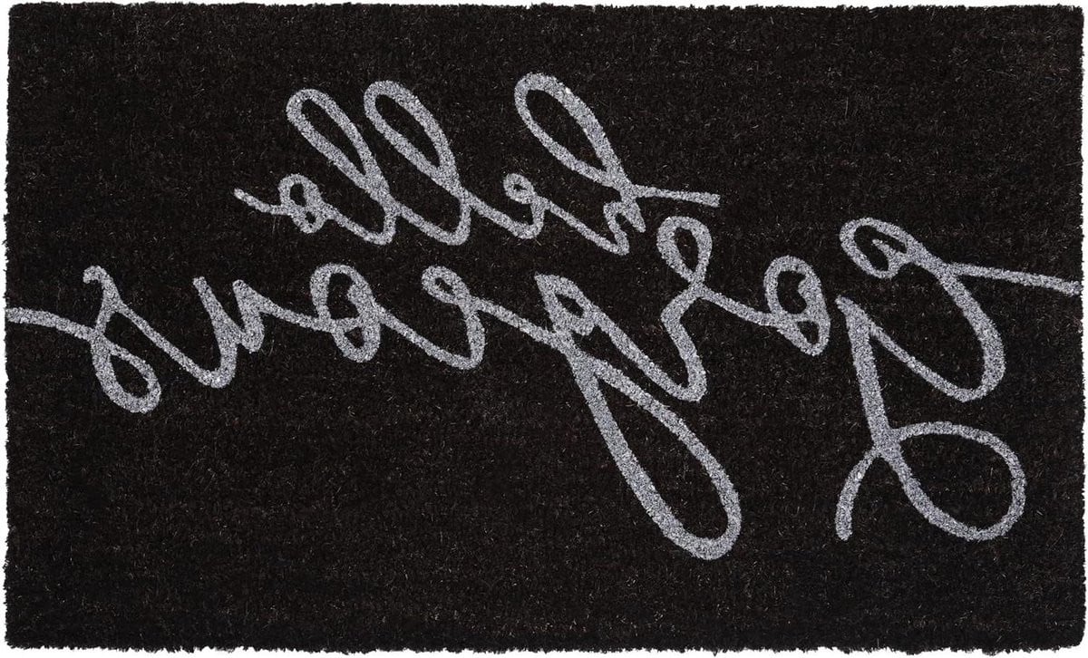 Hello Gorgeous Kokosmat Set - Natuurlijke Voetveger - 45 x 75 cm