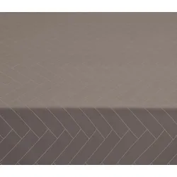 Tiles Damask Tischdecke 140 x 320 cm taupe