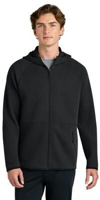Sport-Tek ST840 Phenom Full-Zip Hoodie in Black size 3XL   Cotton/Polyester Blend