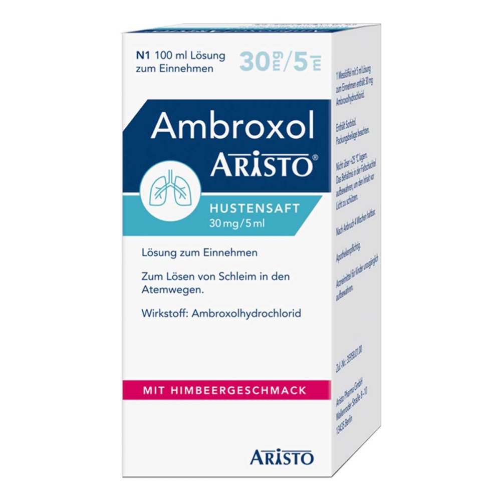 Aristo Pharma GmbH Ambroxol Aristo Hustensaft 30mg/5ml 11112191