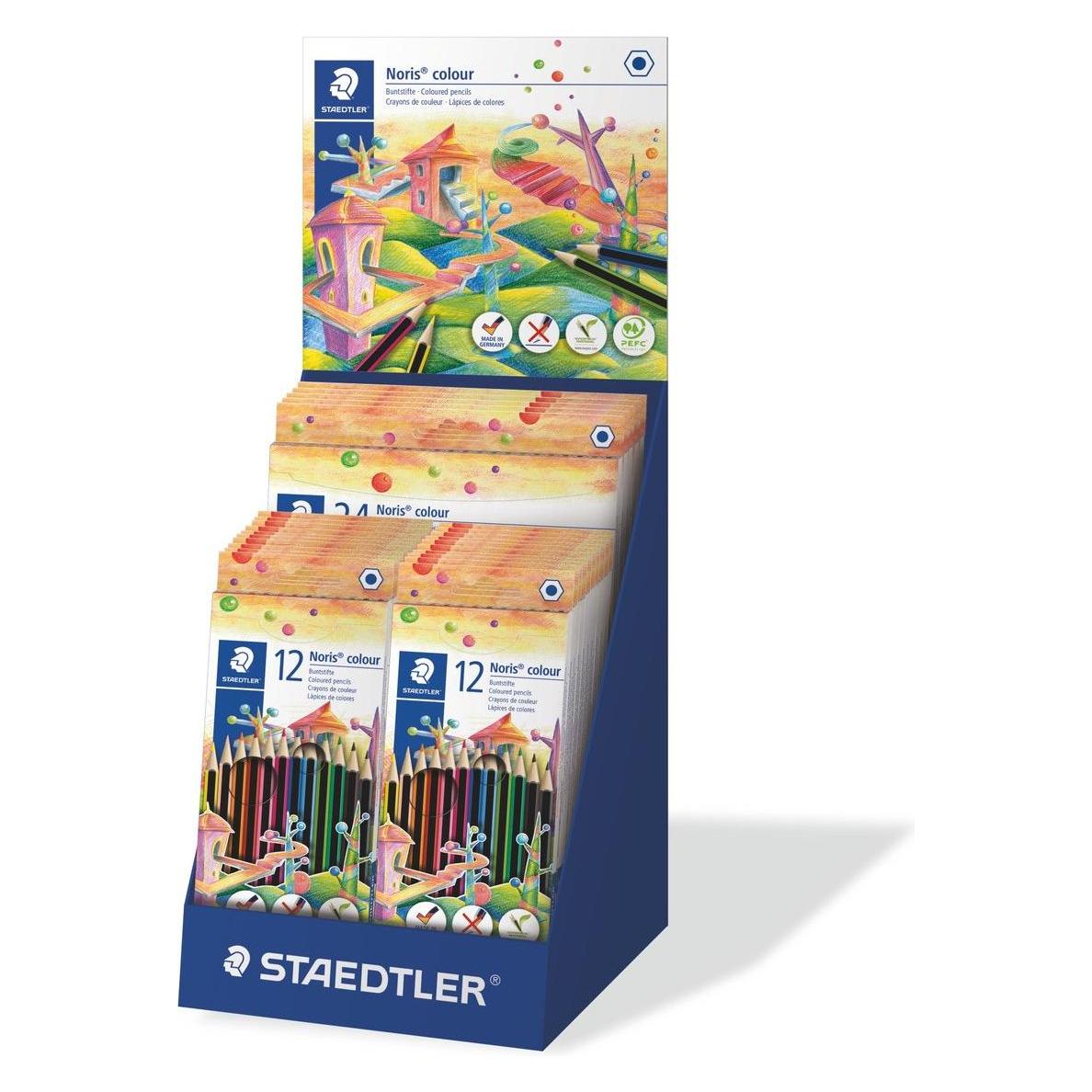 Staedtler Buntstift Noris colour Etuis, im Theken-Display (360x) (185 CA-1)