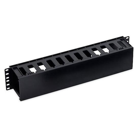 Triton RAB-VP-X31-A1 - 19" Kabelführungspanel 2 HE, Kunststoffkamm (RAB-VP-X31-A1)