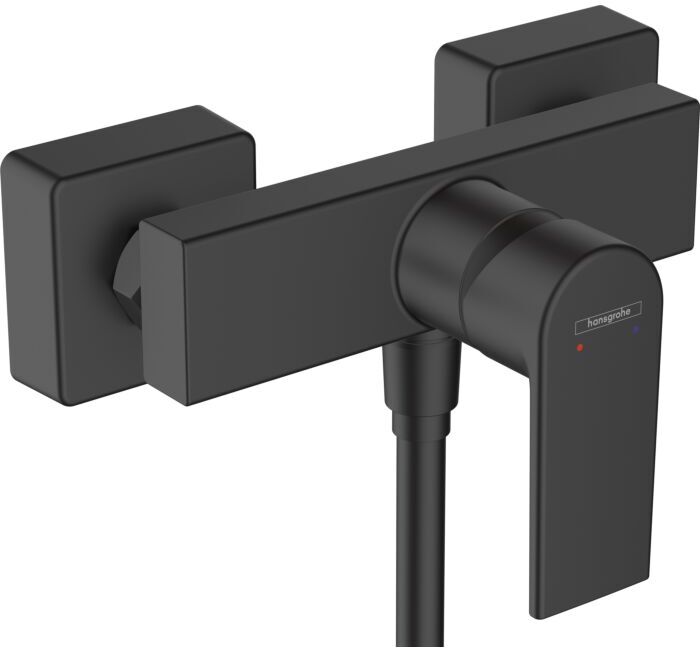Hansgrohe Vernis Shape Brausearmatur 71650670 Aufputz, 1 Verbraucher, mattschwarz