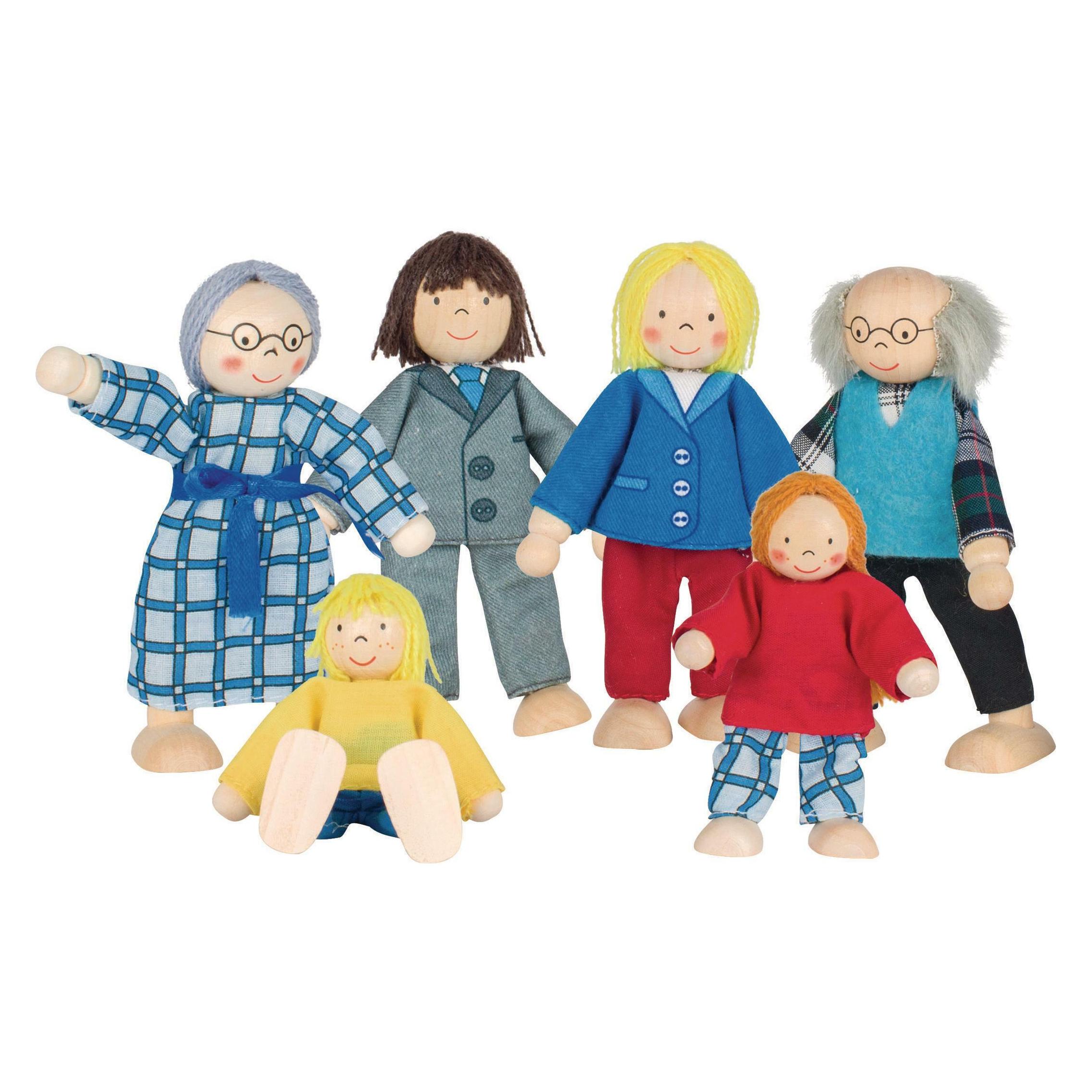 Goki Stadt-Puppe-Haus-Familie (29218)