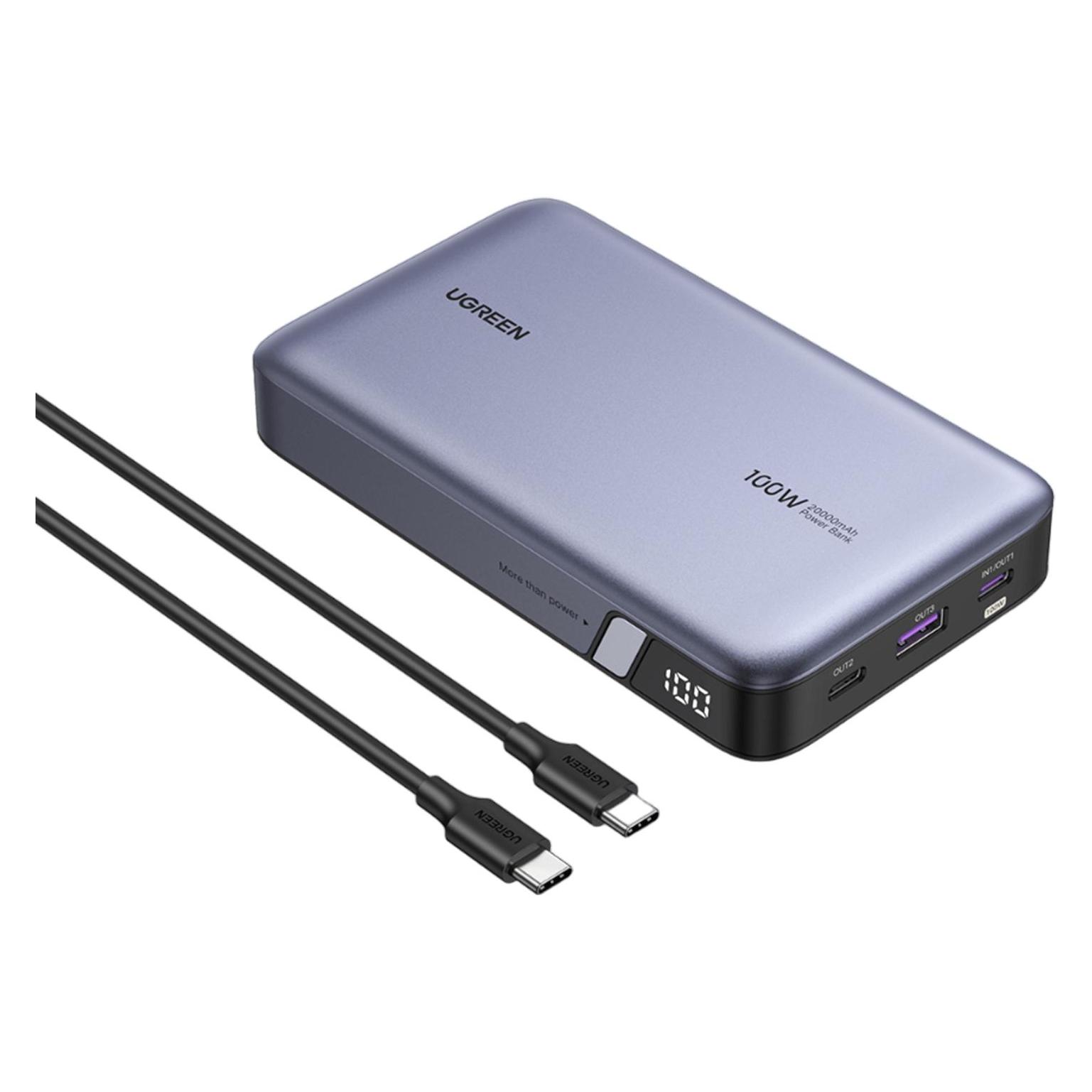 Ugreen Nexode (20000 mAh, 100 W, 72 Wh) (25188)