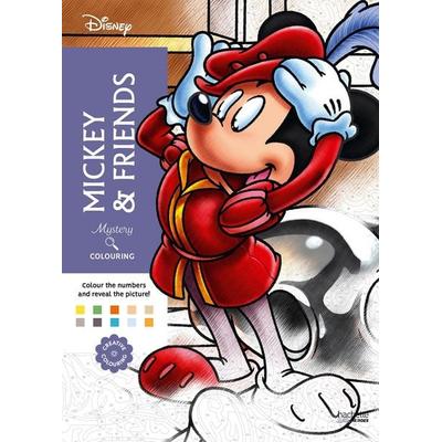 Mystery Colouring - Mickey & Friends, Taschenbuch von Jerémy Mariez, Sphere, 978-2-01-737837-2