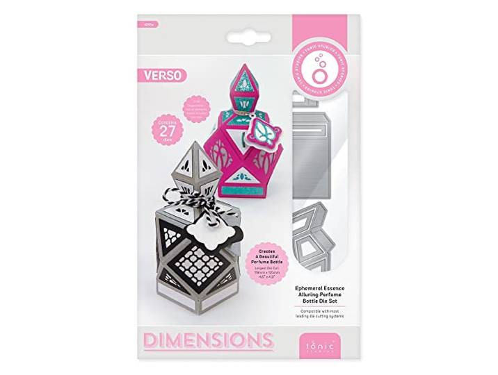Tonic Studios Dimensions alluring perfume bottle die set Ephemeral essence