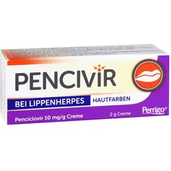 Pencivir bei Lippenherpes hautfarben