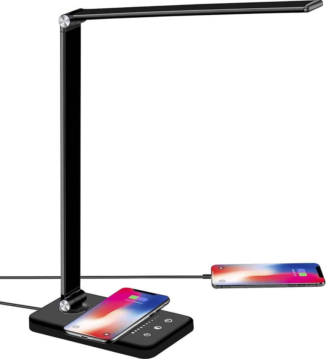 ShopHaven Draadloze Oplaadbare LED Monitorlamp met USB-aansluiting en Dimfunctie