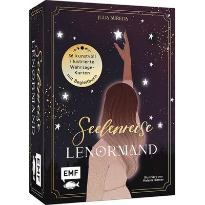 Lenormand-Kartenset: Seelenreise Lenormand, Gebundene Ausgabe von Julia Aurelia, Edition Michael Fischer / EMF Verlag, 978-3-7459-2403-9