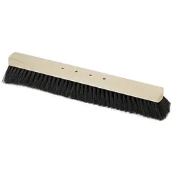 Saalbesen Sorex mit Rosshaarmischung 40 cm Kehrbesen für glatte Böden & feinen Schmutz, 4-Loch