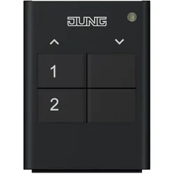 JUNG Funk-Handsender (Gerätespezifische Fernbedienung, Radio Frequency (RF)), Fernbedienung, Grau
