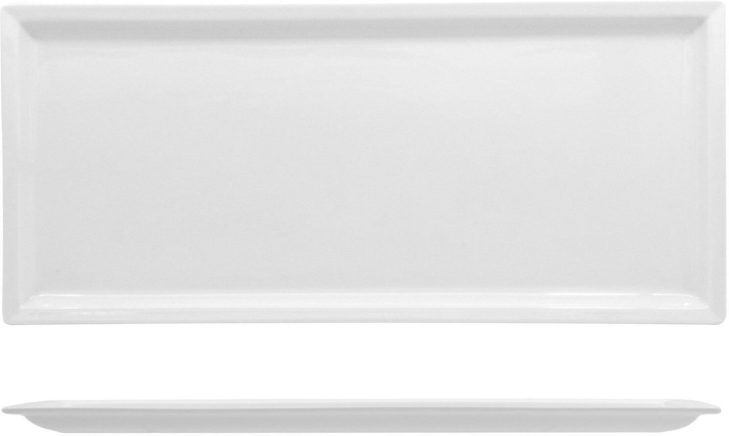 Lioness Piatto Rettangolare 45 x 20 cm Justwhite