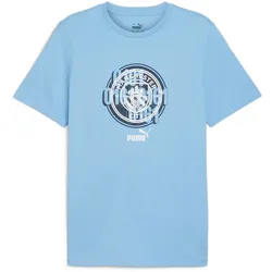 PUMA Manchester City FC ftblCulture T-Shirt Herren 39 - team light blue XXL