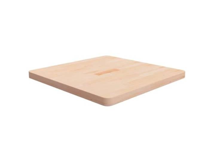 HEFZGDB Massivholz Eichen Tischplatte Quadratisch 70x70x4 cm Unbehandelt Rustikales Design für Couchtisch Beistelltisch Bartisch - Naturbelassene Oberfläche Langlebige Möbelplatte