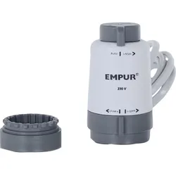 Empur Stellantrieb mit Montagehilfe 24 V Man Open mit Adapterring