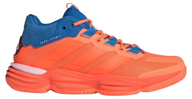 adidas Court Stabil Indoor Team Solar Orange Bright Royal - EU 40 2/3