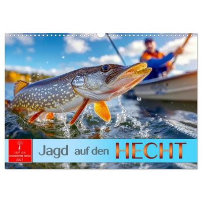 Jagd auf den Hecht (Wandkalender 2027 DIN A3 quer), CALVENDO Monatskalender