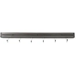 HENDI Messermagnetleiste mit Haken, 6 Haken, (L)620mm