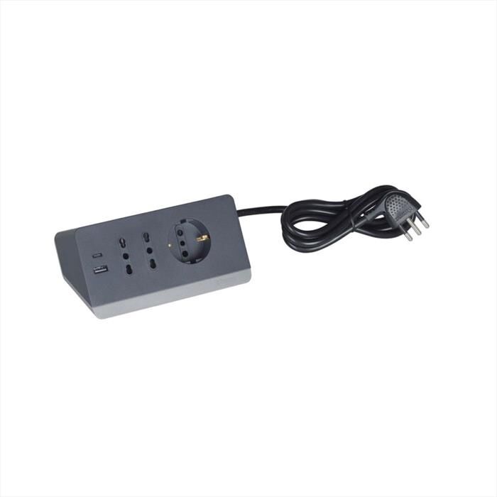 BTicino Multipresa Da Scrivania Con Usb/usb-nero