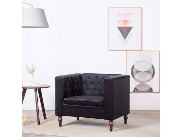HEFZGDB Eleganter Samt Sessel mit Knopfheftung und Breiten Armlehnen für Wohnzimmer Büro Schlafzimmer, Luxus Möbelstück mit robustem MDF Gestell und Massivholz Beinen, hochwertig