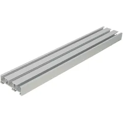 Vorhangschiene 3-läufig silber (B 160 cm) - silber - B 160 cm