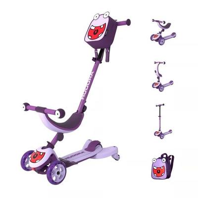 Hudora 11059 - 4-in-1 Scooter Rollf, lavendel