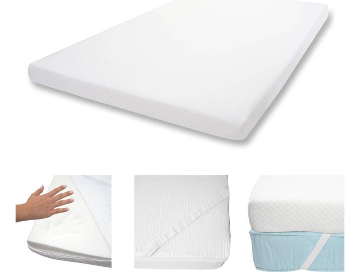 10cm Memoryfoam-Matratzentopper HWC-E63, Topper Matratzenauflage Matratzenschoner 140x200cm Viscoschaum