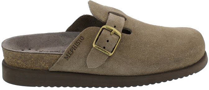 Mephisto HALINA Clog, Sandvelour, Warm-Grey - 62820, SOFT-AIR-Technologie 42