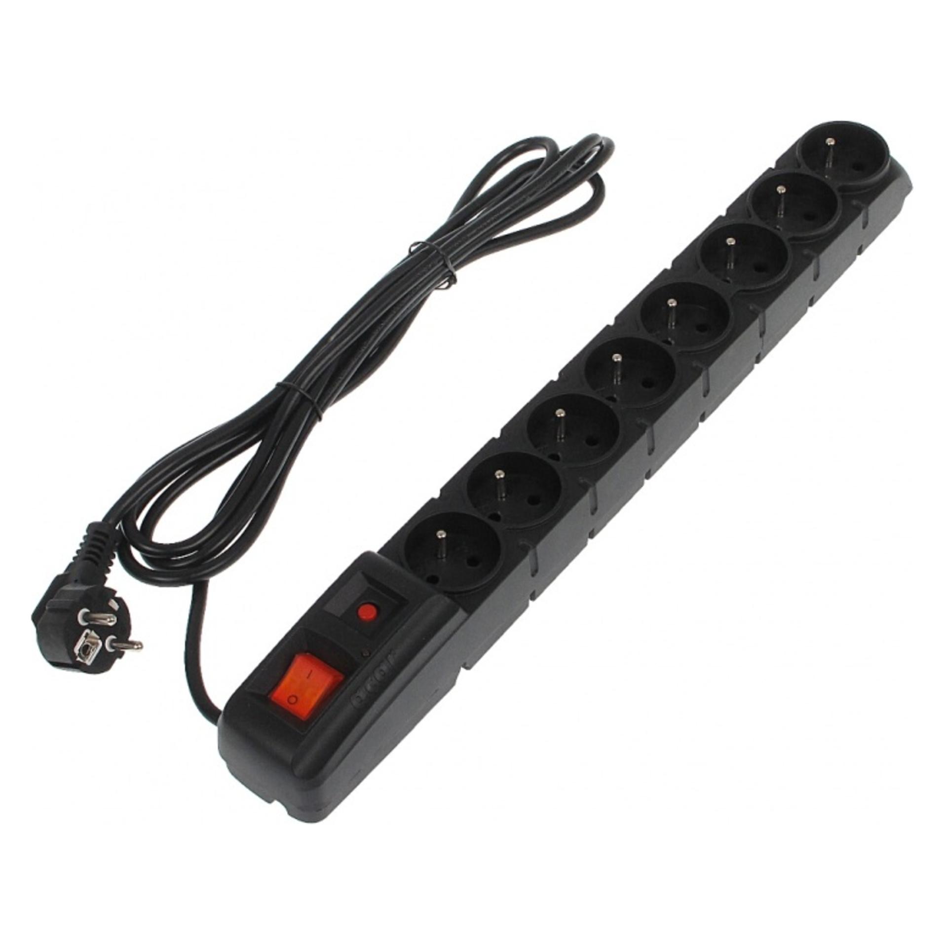 HSK acar S8 FA RACK 8 AC-Ausgänge (8x, CEE 7/5, 3 m) (ALP-ACARS8FA----03B)