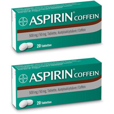 Aspirin Coffein Tabletten 2x 2x20 St