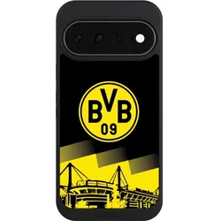Nivocase Handyhülle für Google Pixel 11 Hülle NIVOpure Case Schwarz BVB Borussia Dortmund Stadion (Google Pixel 11), Smartphone Hülle, Schwarz