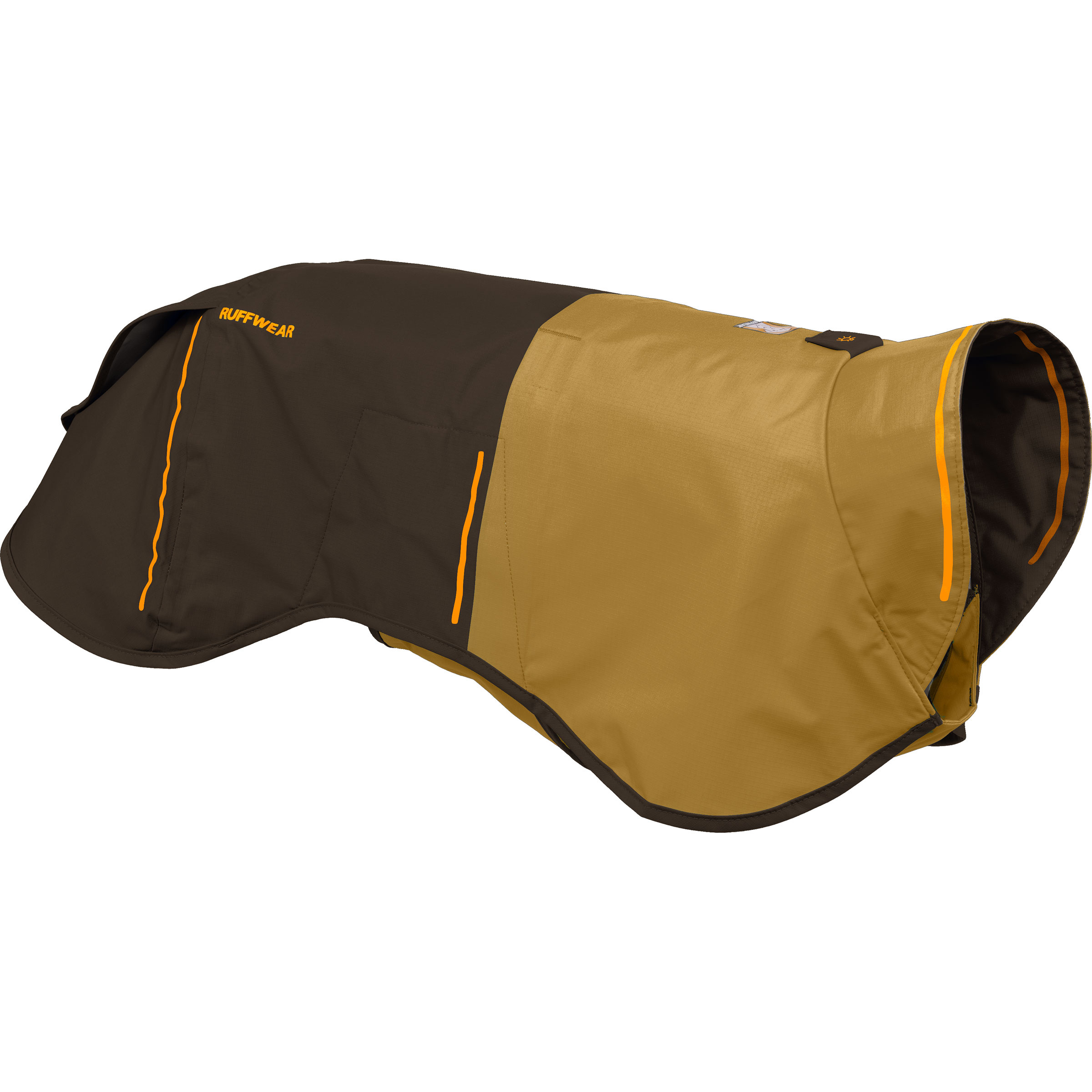 Ruffwear Sun Shower Hundemantel Hundemäntel braun Größe S (69-81cm) Camping Elastisch