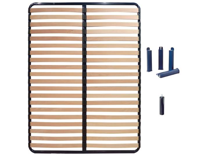 Pack sommier 2x20 lattes 160x200cm + pieds bleus + pied central