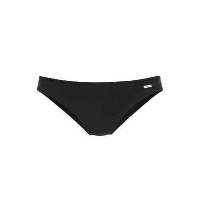 Bikini-Hose SUNSEEKER "Magic", Damen, Gr. 36, N-Gr, schwarz, Microfaser, Polyamid, unifarben, Badehosen Bikini-Hose, aus weicher Micofaser