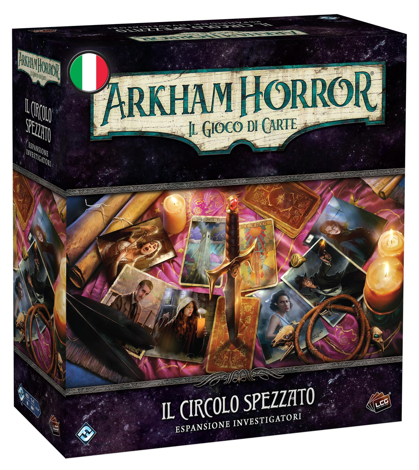 Asmodee - Arkham Horror: Het Kaartspel - De Gebroken Cirkel - Uitbreiding met Onderzoekers