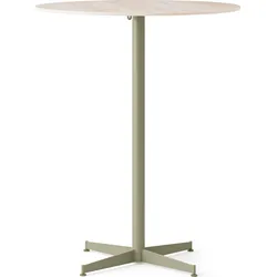 Nook Star Base Ceramic Bartisch, 80 cm, olivfarbener Fuß