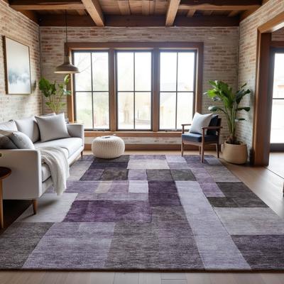 Addison Rugs Premium Washable Super Soft Causal Blocky Mayfield Rug