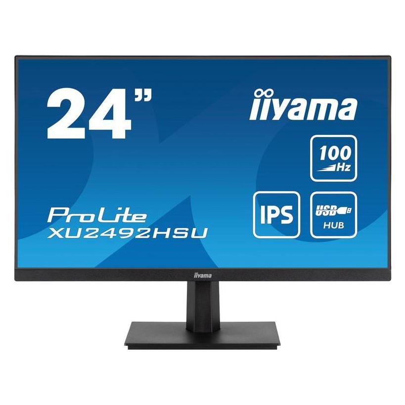 iiyama XU2492HSU-B6/24" FHD ETE IPS Panel (1920 x 1080 Pixel, 23.80") (XU2492HSU-B6)