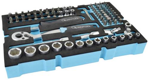 Brüder Mannesmann QUANTOOL Steckschlüsselsatz 1/4 (6.3 mm) 85teilig Q25002