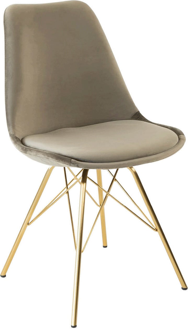 Kick Collection Eetkamerstoel Velvet - Taupe
