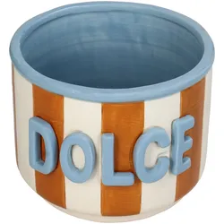 Pflanzgefäß DOLCE (LBH 14,20x14,20x11,50 cm) - bunt - LBH 14,20x14,20x11,50 cm