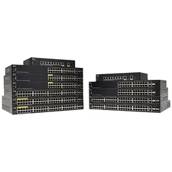 CISCO SF350-48MP - Switch, 48-Port + 2, Fast Ethernet, mini-GBIC