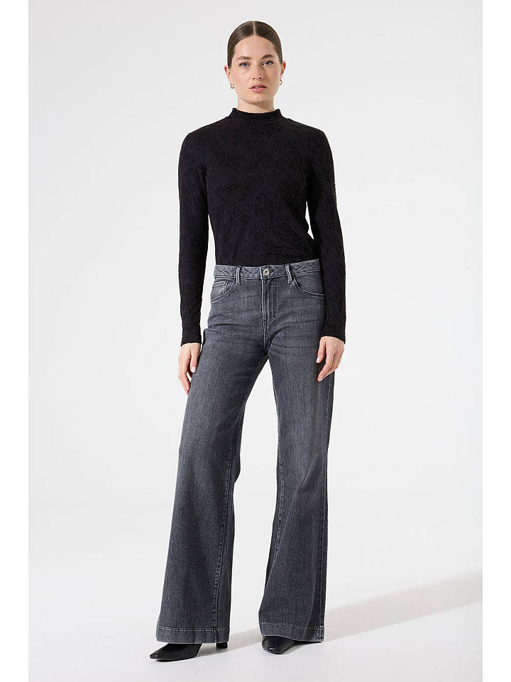 Garcia Longsleeve in Schwarz - XS